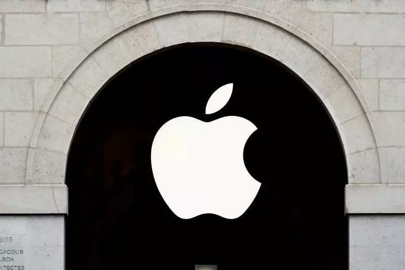 FILE PHOTO: Apple logo